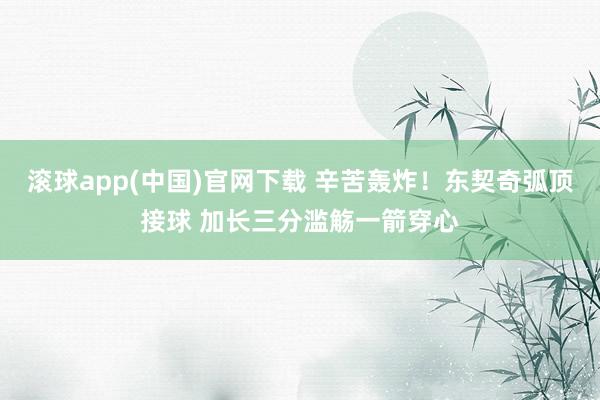 滚球app(中国)官网下载 辛苦轰炸！东契奇弧顶接球 加长三分滥觞一箭穿心