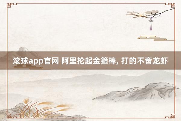 滚球app官网 阿里抡起金箍棒， 打的不啻龙虾