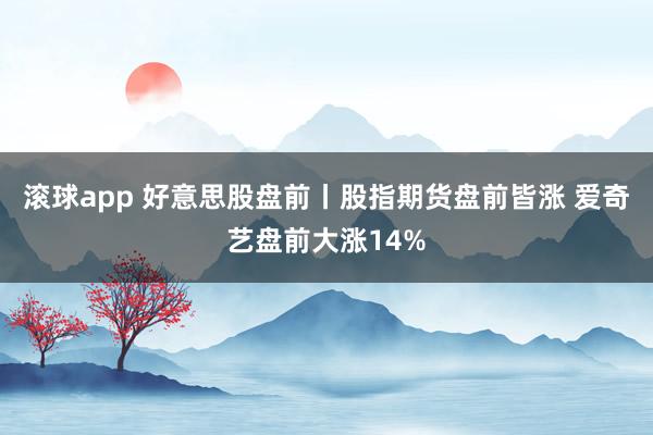 滚球app 好意思股盘前丨股指期货盘前皆涨 爱奇艺盘前大涨14%
