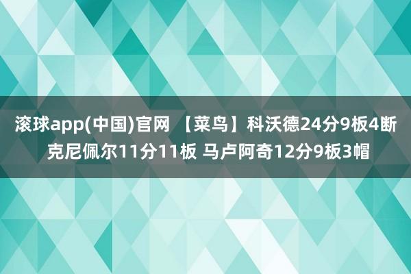 滚球app(中国)官网 【菜鸟】科沃德24分9板4断 克尼佩尔11分11板 马卢阿奇12分9板3帽