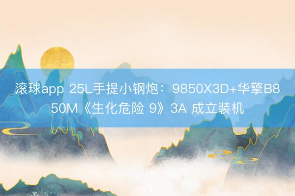 滚球app 25L手提小钢炮：9850X3D+华擎B850M《生化危险 9》3A 成立装机
