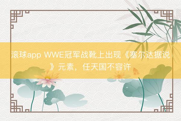 滚球app WWE冠军战靴上出现《塞尔达据说》元素，任天国不容许