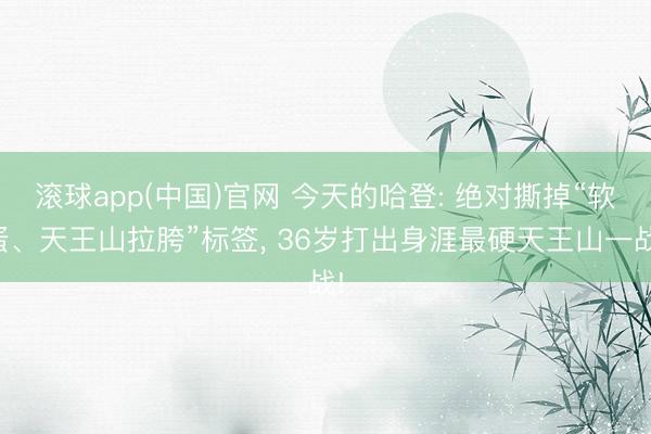 滚球app(中国)官网 今天的哈登: 绝对撕掉“软蛋、天王山拉胯”标签， 36岁打出身涯最硬天王山一战!