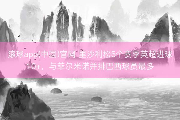 滚球app(中国)官网 里沙利松5个赛季英超进球10+，与菲尔米诺并排巴西球员最多